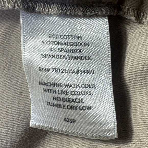 Eileen Fisher Open Front Notched Collar Khaki Blazer Jacket Size Small - Picture 10 of 11